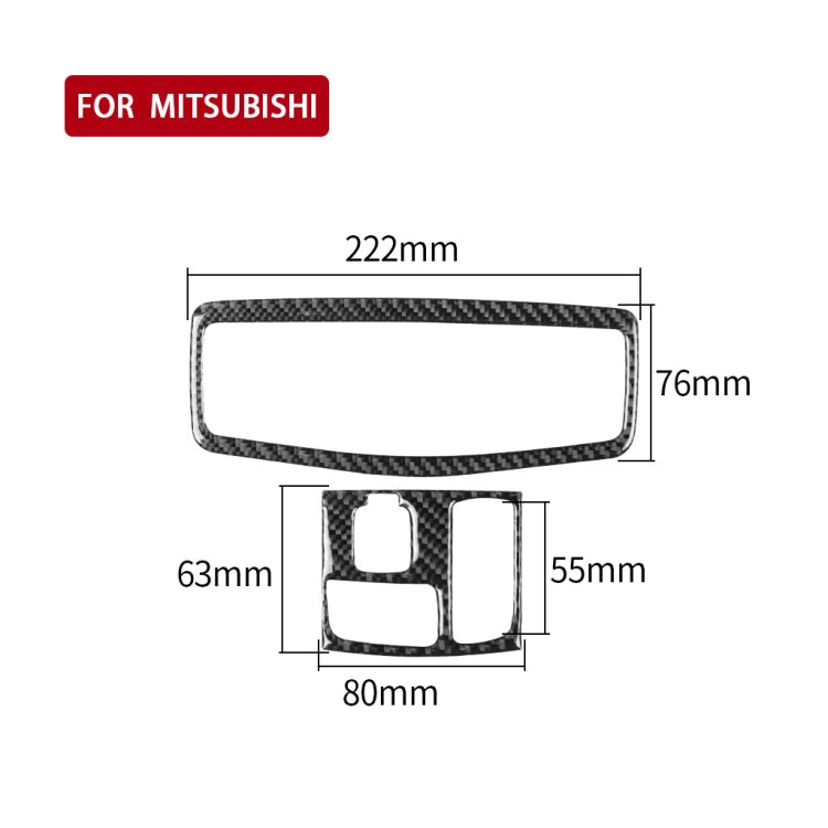 Car Carbon Fiber Roof Front Reading Light with Sunroof Decorative Sticker for Mitsubishi Lancer EVO 2008-2015, Left and Right Drive Universal, Roof Front Reading Light with Sunroof