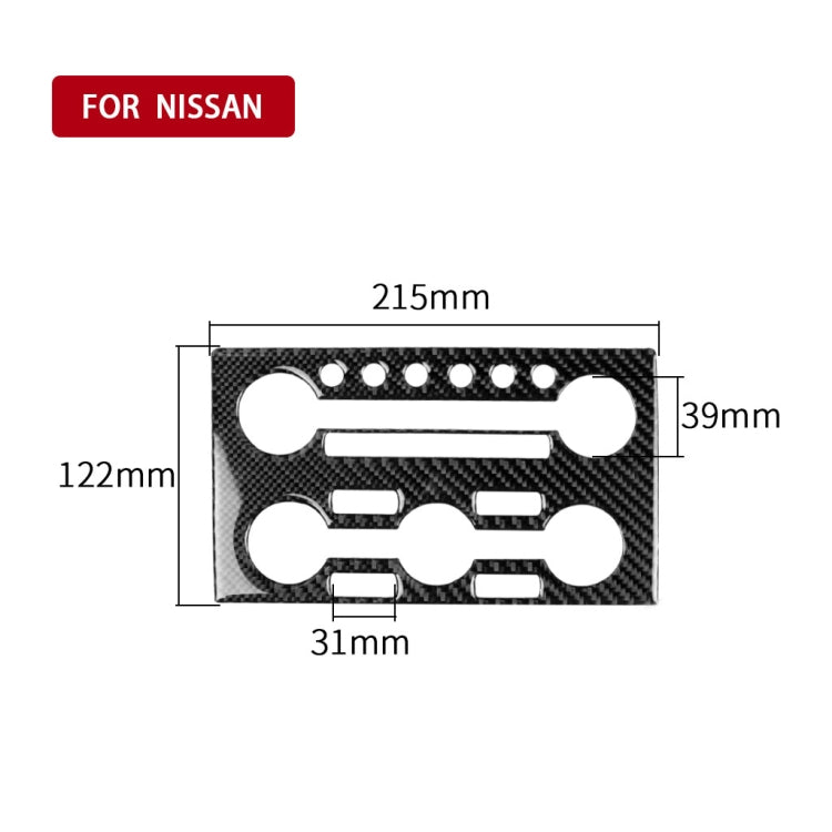 Car Carbon Fiber Instrument Control Panel Decorative Sticker for Nissan GTR R35 2008-2016, Left Drive, Instrument Control Panel, Left Drive
