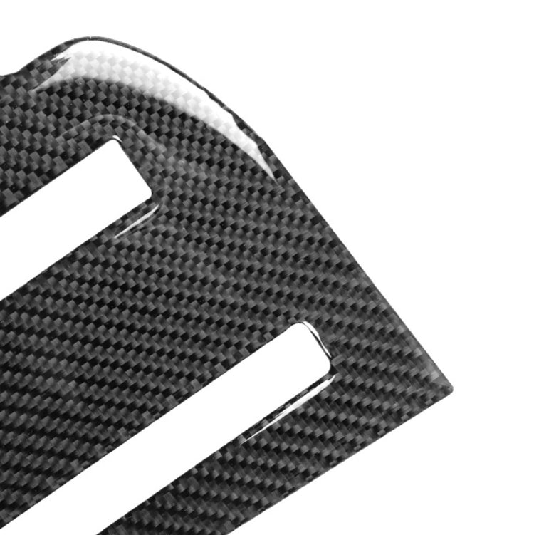 Car Carbon Fiber CD Player Console C Type Decorative Sticker for Nissan GTR R35 2008-2016, Left Drive, CD Player Console C