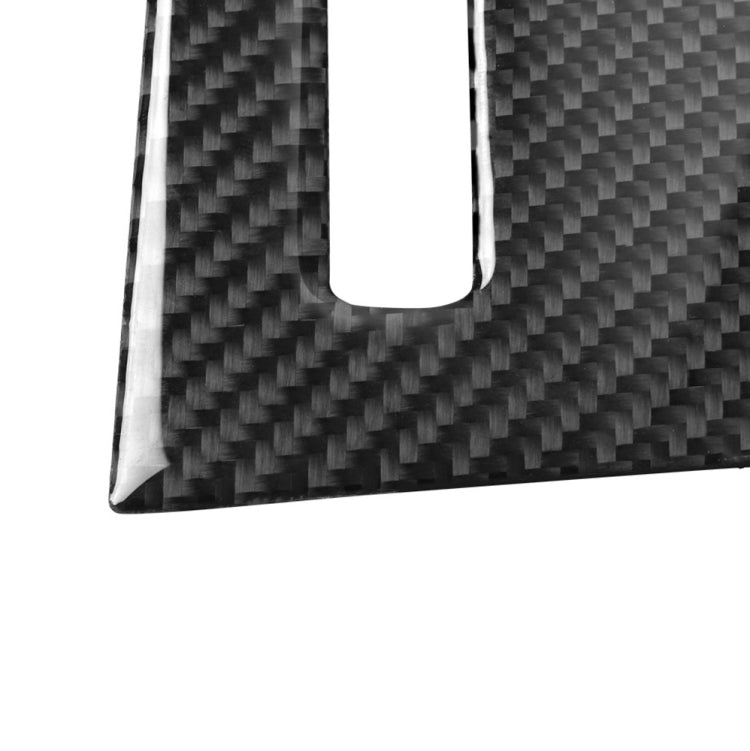 Car Carbon Fiber CD Player Console B Type Decorative Sticker for Nissan GTR R35 2008-2016, Left Drive, CD Player Console B