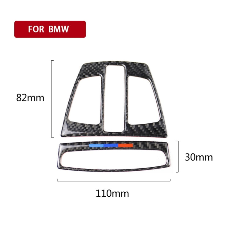 Three Color Carbon Fiber Car Reading Light Panel Decorative Sticker for BMW F20 2012-2017 / F30 / F34 / F32 2013-2017 / X5 2014-2017 / X6 2015-2017 / X1 2016-2017, Reading Light(Three Color)