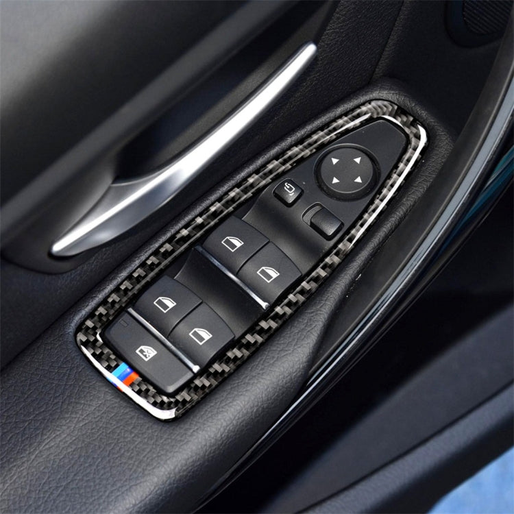 Three Color Carbon Fiber Car Lifting Panel Decorative Sticker for BMW F20 / F21 2012-2016 / F30 2013-2015 / F34 2013-2016, Lifting Panel(Three Color)
