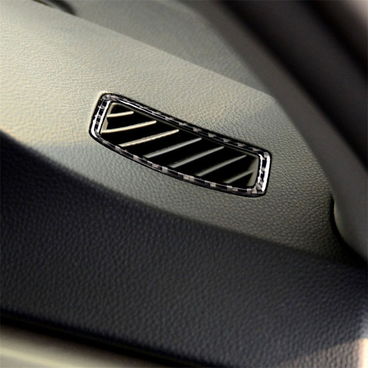 Three Color Carbon Fiber Car Left Driving Instrument Air Outlet Decorative Sticker for BMW E90 2005-2012, Left Instrument Air Outlet(Three Color), Left Instrument Air Outlet