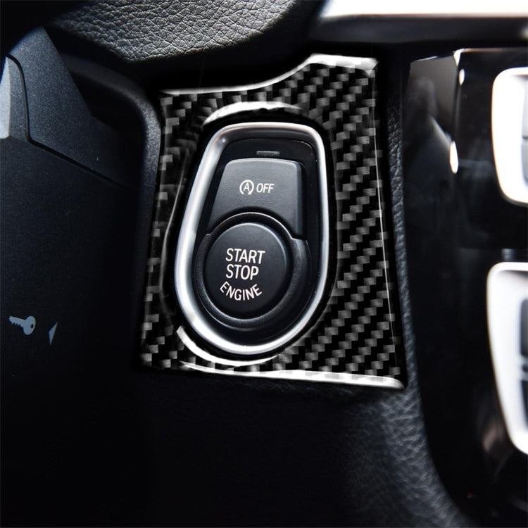 Three Color Carbon Fiber Car Key Hole Decorative Sticker for BMW F30 2013-2018 / F34 2013-2017, Sutible for Left Driving, Key Hole(Three Color), Key Hole