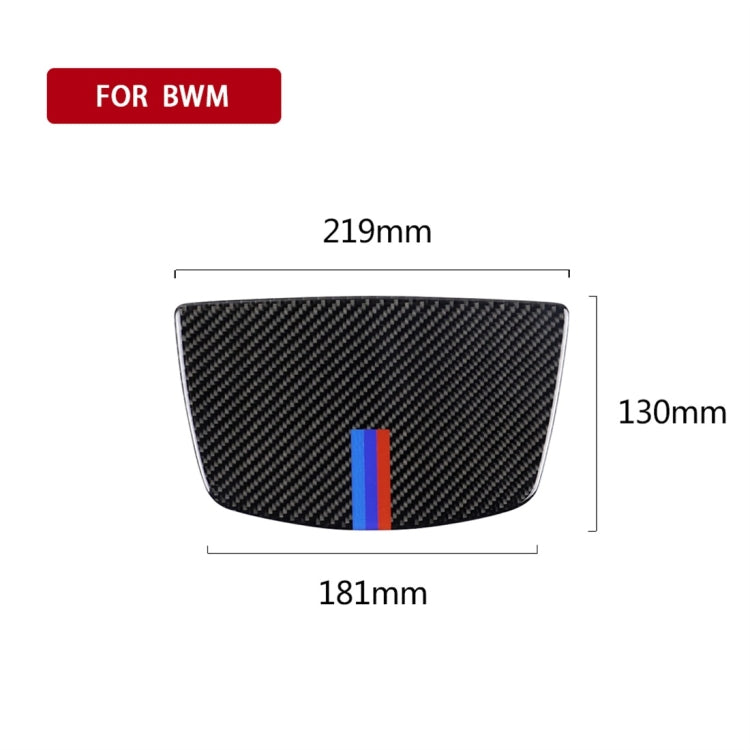 Three Color Carbon Fiber Car Instrument Speaker Panel Decorative Sticker for BMW F30 2013-2018 / F34 2013-2018, Instrument Speaker Panel