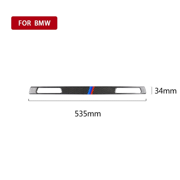 Three Color Carbon Fiber Car Right Driving Middle Control Decorative Sticker for BMW E90 / E92 / E93 2005-2012, Right Driving Middle Control(Three Color), Right Driving Middle Control