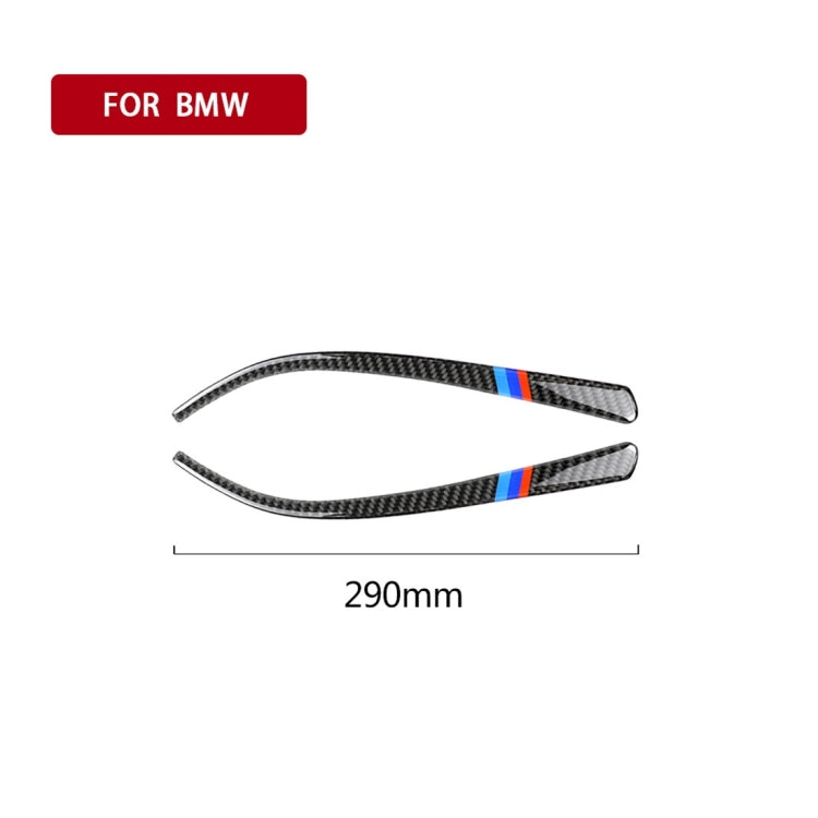 Three Color A Carbon Fiber Car Rearview Mirror Bumper Strip Decorative Sticker for BMW F30 2013-2018 / F34 2013-2017, Rearview Mirror Bumper Strip(Three Color A), Rearview Mirror Bumper Strip(Three Color B), Rearview Mirror Bumper Strip(Yellow Red)    ...