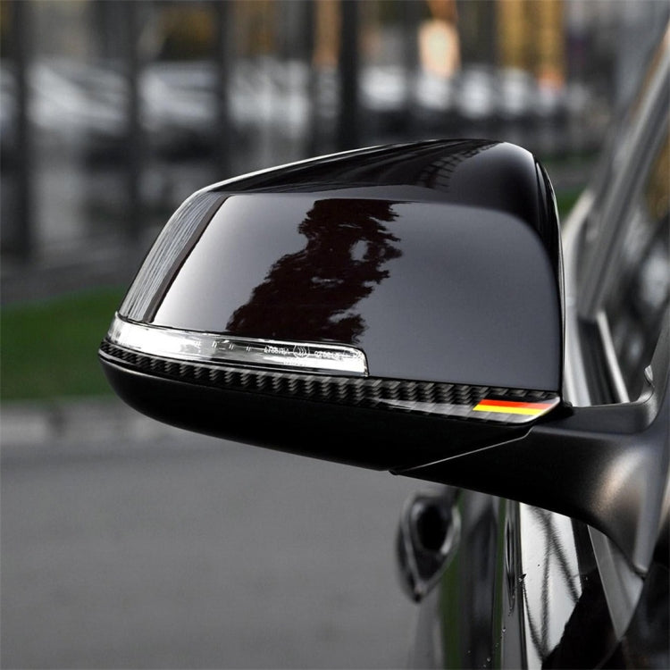 Three Color A Carbon Fiber Car Rearview Mirror Bumper Strip Decorative Sticker for BMW F30 2013-2018 / F34 2013-2017, Rearview Mirror Bumper Strip(Three Color A), Rearview Mirror Bumper Strip(Three Color B), Rearview Mirror Bumper Strip(Yellow Red)    ...