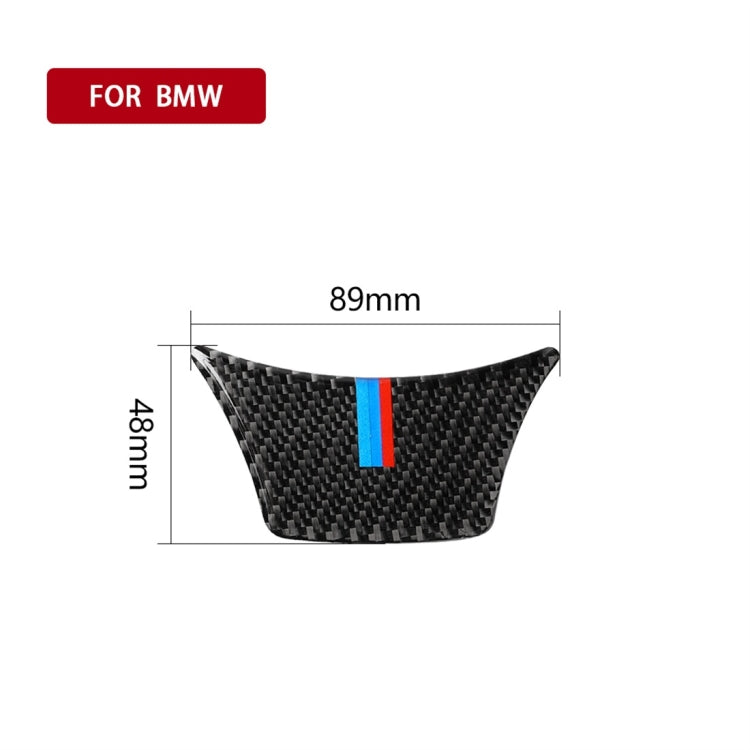 A Edition Three Color Carbon Fiber Car Small Steering Wheel Decorative Sticker for BMW 5 Series F10 F18 2011-2017, Small Steering Whee(Three Color), Small Steering Wheel(Yellow Red), Small Steering Wheel