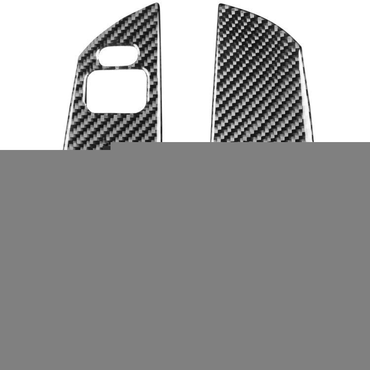 2 PCS Car Carbon Fiber Left and Right Lifting Panel Decorative Sticker for Mazda RX8 2004-2009, Left Drive Low-configured, Left and Right Lifting Panel, Left Drive Low-configured