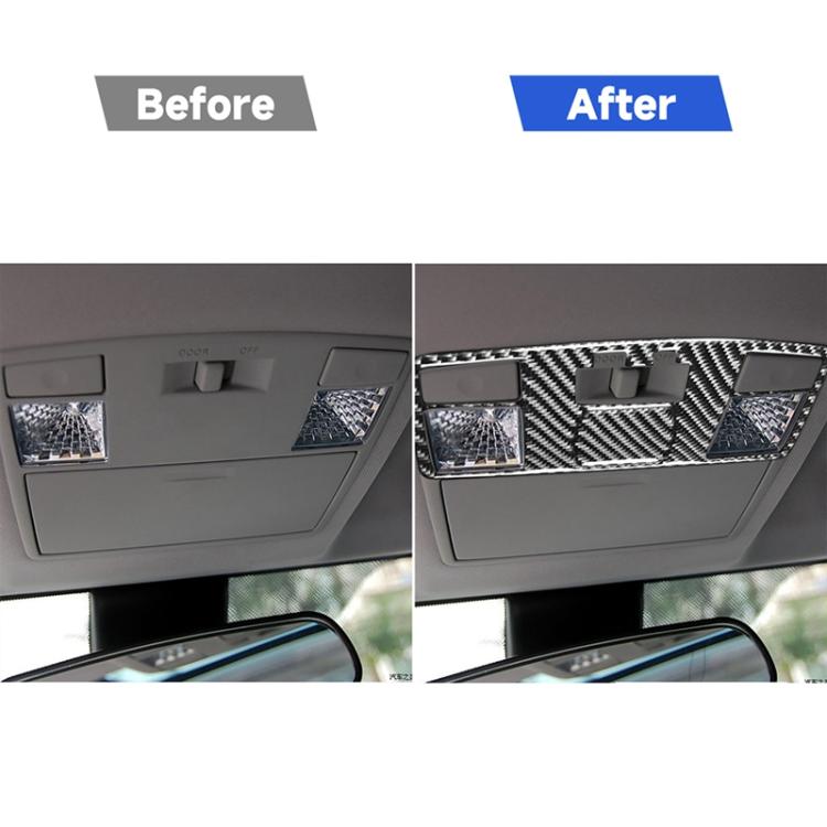 2 in 1 Car Carbon Fiber Rear Reading Light A Style Decorative Sticker for Mazda RX8 2004-2008, Left and Right Drive Universal, Rear Reading Light A Style