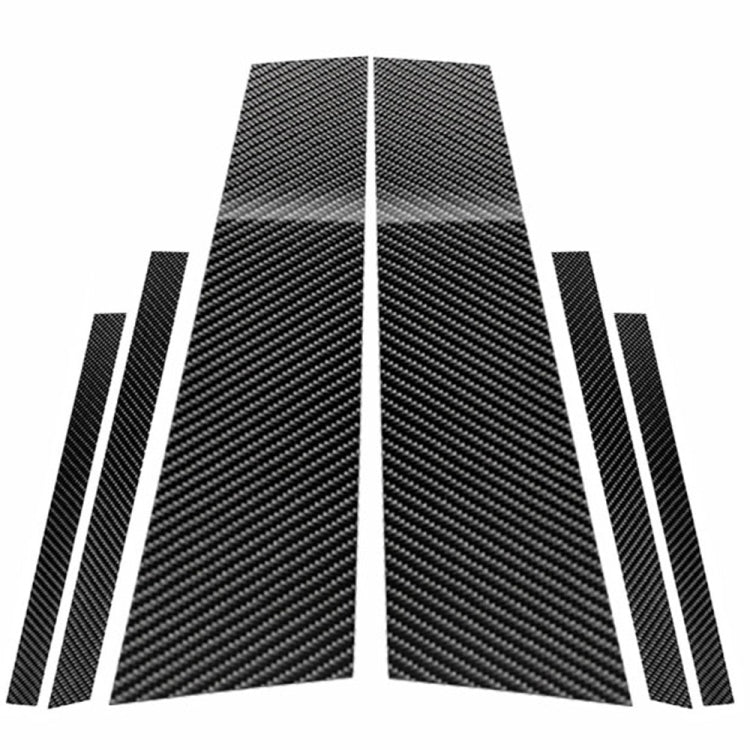 Car Carbon Fiber B Pillar Decorative Sticker for BMW 5GT F07 2012-2017, Left and Right Drive Universal, For BMW 5GT F07 2012-2017