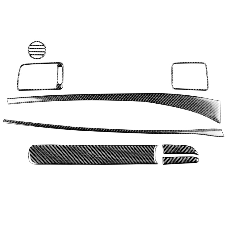 8 in 1 Car Carbon Fiber Front Passenger Seat Dashboard Decorative Sticker for Honda Civic 8th Generation 2006-2011, Right Drive, Front Passenger Seat Dashboard, Right Drive