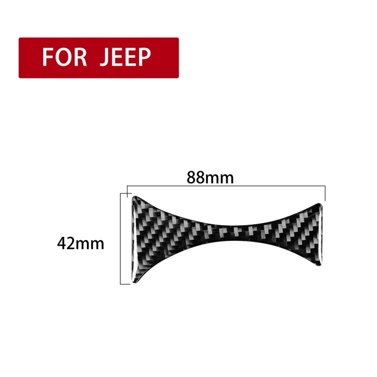 Car Carbon Fiber Water Cup Holder Decorative Sticker for Jeep Wrangler JK 2007-2010, Left Drive , Water Cup Holder