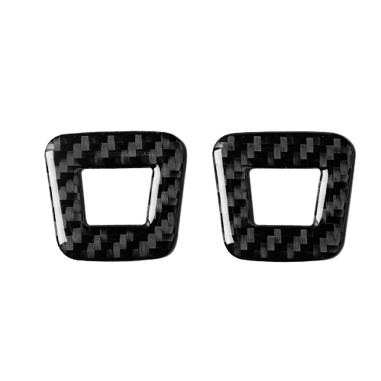 2 in 1 Car Carbon Fiber Microphone Decorative Sticker for Alfa Romeo Giulia 2017-2019, Left and Right Drive Universal, Microphone