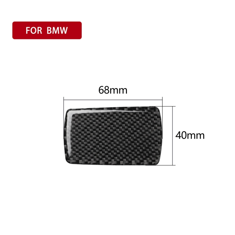 Car Carbon Fiber Storage Box Handle Decorative Sticker for BMW 3 Series G20/G28/325Li/330d/335 2019-2020, Right Drive, Storage Box Handle, Right Drive