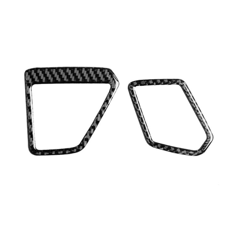 Car Carbon Fiber Instrument Air Outlet Decorative Sticker for BMW 3 Series G20/G28/325Li/330d/335 2019-2020, Right Drive, Instrument Air Outlet