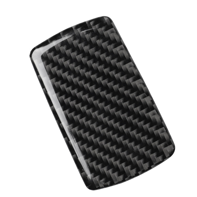 Car Carbon Fiber Storage Box Handle Decorative Sticker for BMW 3 Series G20/G28/325Li/330d/335 2019-2020, Left Drive