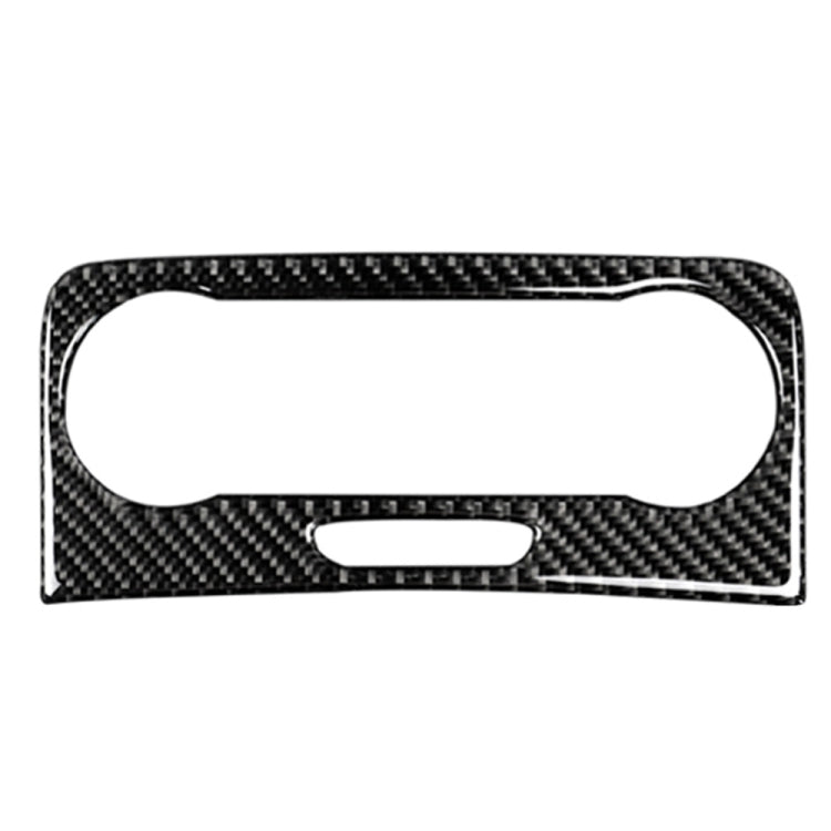 Car Carbon Fiber Air Conditioning Control Panel Decorative Sticker for Mercedes-Benz Traje Para GLK X204 300, 260, 350, 250, 220, 2013-2015, Left and Right Drive Universal, Air Conditioning Control Panel