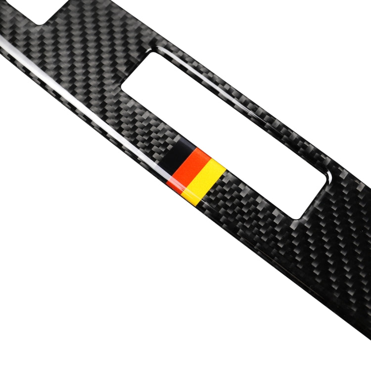 Car Carbon Fiber German Color CD Panel Decorative Sticker for Mercedes-Benz Traje Para GLK X204 300, 260, 350, 250, 220, 2013-2015, Left and Right Drive Universal, German Color CD Panel