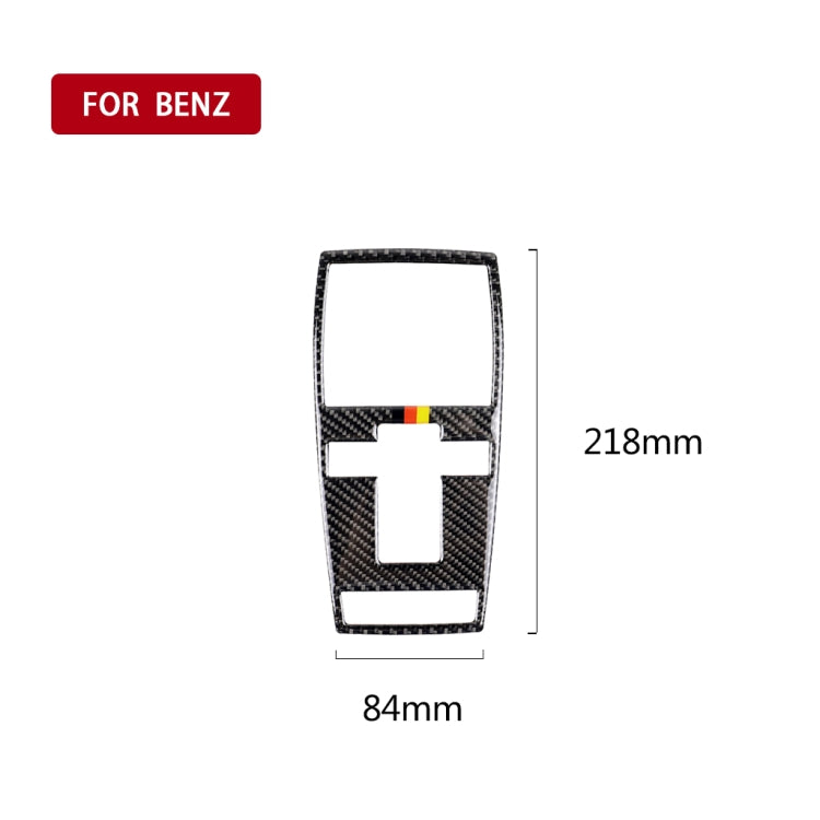 Car Carbon Fiber German Color Reading Light Decorative Sticker for Mercedes-Benz C Clase W204 2007-2013 / E Class W212 2010-2012, Left and Right Drive Universal, German Color Reading Light