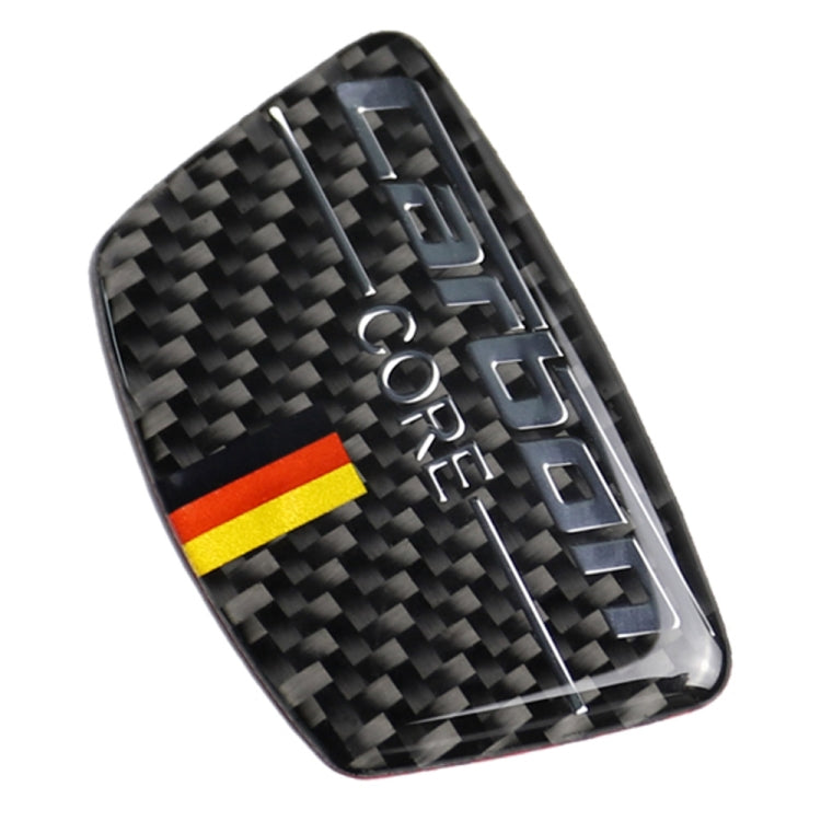 Car Carbon Fiber German Color Doorpost Decorative Sticker for Mercedes-Benz, Left and Right Drive Universal, Doorpost