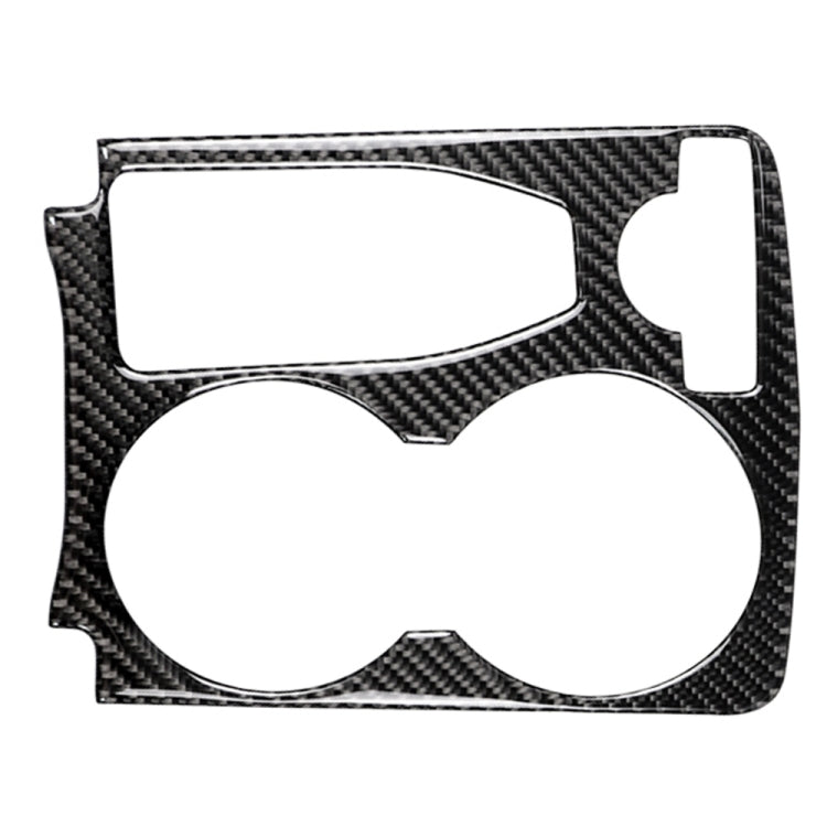 Car Carbon Fiber Solid Color Handrail Water Cup Holder Decorative Sticker for Mercedes-Benz GLK 2008-2015, Left Drive, Solid Color Handrail Water Cup Holder