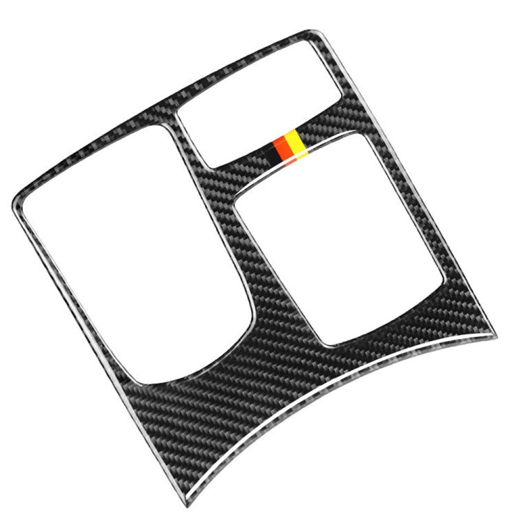 Car Carbon Fiber German Color Central Control Armrest Box Multimedia Panel B Decorative Sticker for Mercedes-Benz GLE 2015-2018/GLS 2016-2018/M Class 2012-2015, Left Drive, German Color Central Control Armrest Box Multimedia Panel B