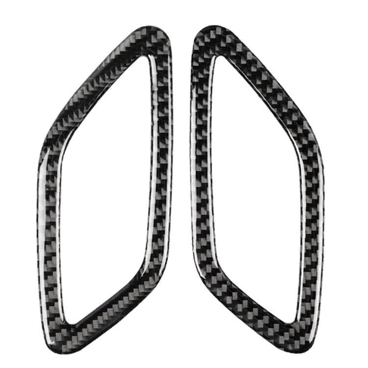 Car Carbon Fiber Solid Color Dashboard Air Outlet Decorative Sticker for Mercedes-Benz A Class 2013-2018/CLA 2014-2018/GLA 2015-2018, Left and Right Drive Universal, Solid Color Dashboard Air Outlet