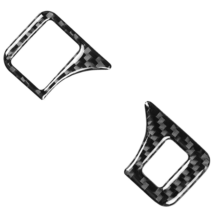 Car Carbon Fiber Solid Color Headlight Switch C Decorative Sticker for Mercedes-Benz A 2013-2018/B Class 2013-2018/C Class 2007-2013, Left Drive, Solid Color Headlight Switch C