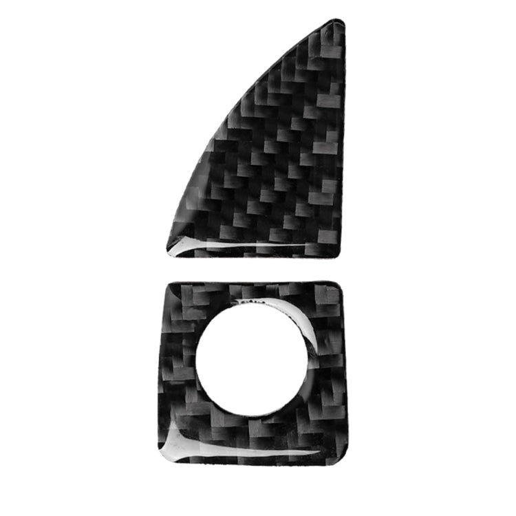 Car Carbon Fiber Glove Box Switch Decorative Sticker for Lexus IS250 300 350C 2006-2012, Left Drive, Glove Box, Left Drive