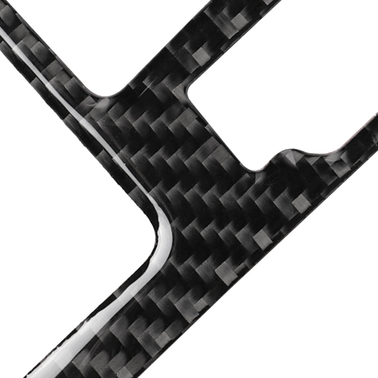 Car Carbon Fiber One-button Start Panel Decorative Sticker for Audi A6 S6 C7 A7 S7 4G8 2012-2018, Left Drive, One-button Start, Left Drive