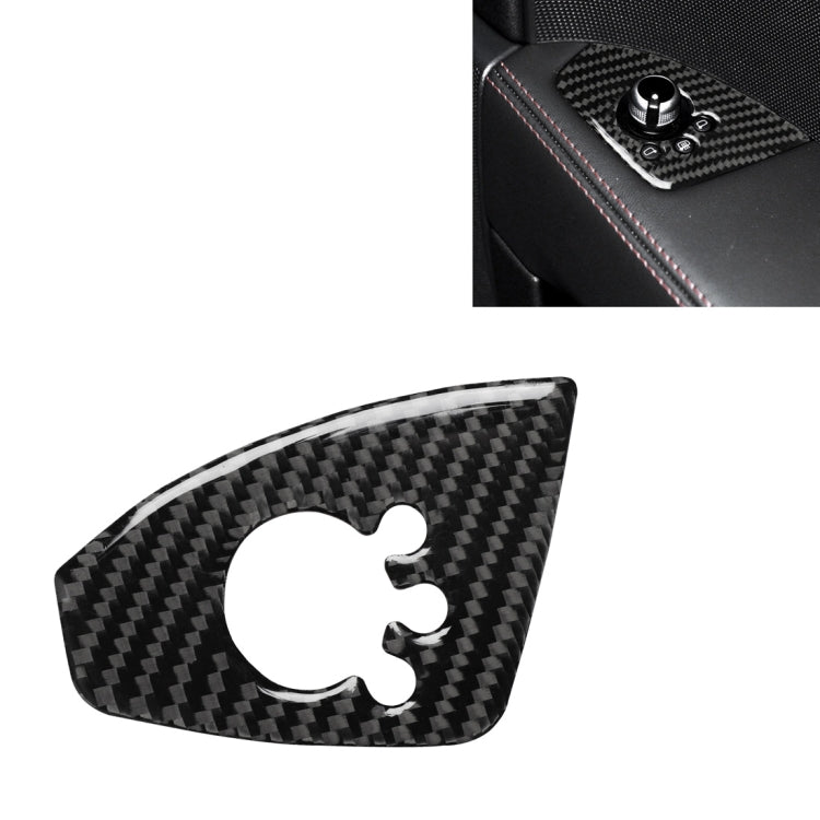 Car Carbon Fiber Door Button Decorative Sticker for Audi TT 8n 8J MK123 TTRS 2008-2014, Right Drive, A Style, Door Button, Right Drive A