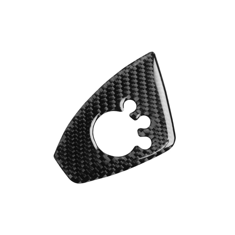 Car Carbon Fiber Door Button Decorative Sticker for Audi TT 8n 8J MK123 TTRS 2008-2014, Right Drive, A Style, Door Button, Right Drive A