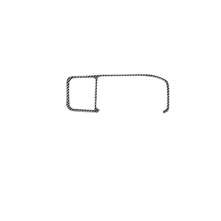 Car Carbon Fiber Navigation Frame Decorative Stickers for Volvo V60 2010-2017 / S60 2010-2018, Right Drive, Navigation Frame, Right Drive