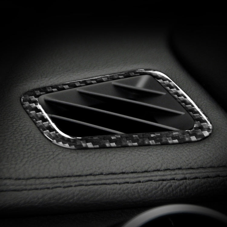 Car Carbon Fiber Dashboard Air Outlet Decorative Sticker for Land Rover Discovery 4 2010-2016, Left and Right Drive Universal, Dashboard Air Outlet