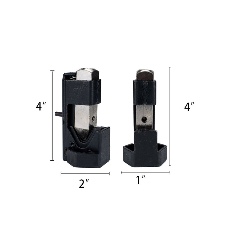 Car Battery Cable Hammer Crimper Hammer Lug Crimper Tool Pliers with T2 Copper 8 x 3/8 Heavy-duty Cold-pressed Wire Terminals, 8 x 3/8