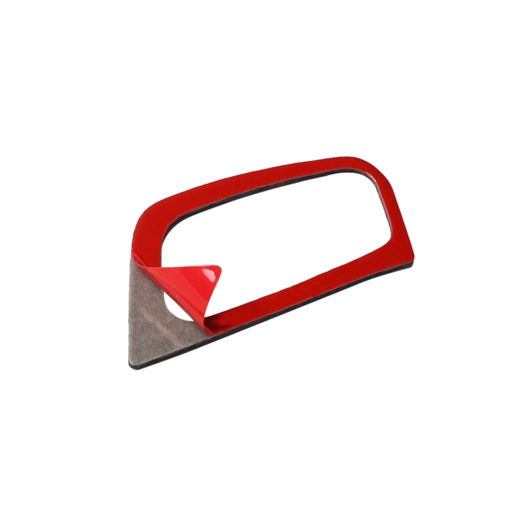 Car Carbon Fiber Tricolor Key Hole Decorative Sticker for BMW E70 X5 / E71 X6 2009-2013, Left Drive, Key Hole(Tricolor)