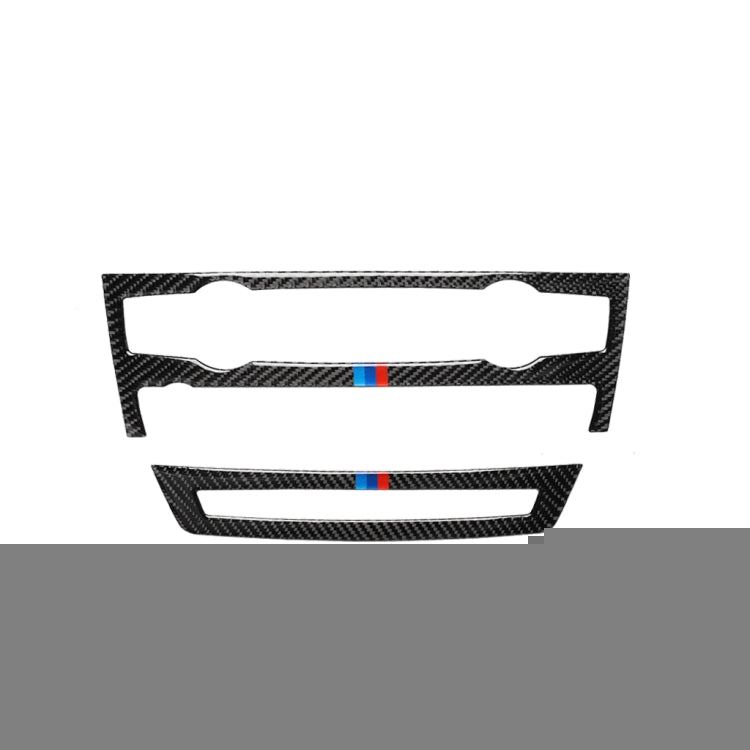 2 in 1 Car Carbon Fiber Tricolor Air Conditioner Set Decorative Sticker for BMW E70 X5 2008-2013 / E71 X6 2009-2014, Left and Right Drive Universal, Air Conditioner Set(Tricolor)