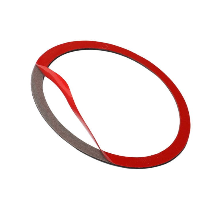 6 in 1 Car Carbon Fiber Tricolor Horn Ring Decorative Sticker for BMW 2008-2013 E70 / 2008-2014 E71, Left and Right Drive Universal, Horn Ring(Tricolor)