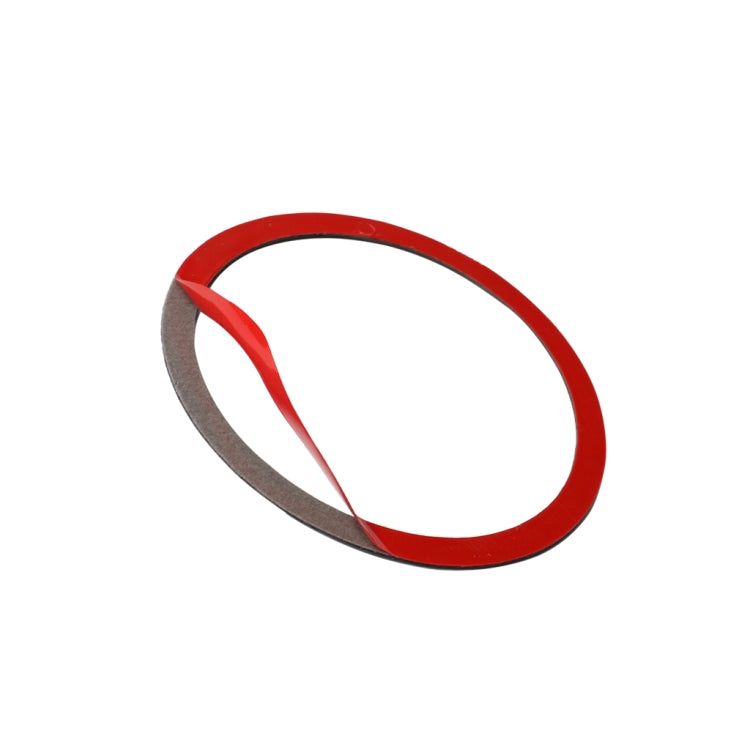 6 in 1 Car Carbon Fiber Solid Color Horn Ring Decorative Sticker for BMW 2008-2013 E70 / 2008-2014 E71, Left and Right Drive Universal, Horn Ring