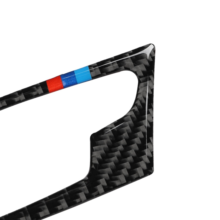4 in 1 Car Carbon Fiber Tricolor Door Handle Decorative Sticker for BMW 2008-2014 X5 E70 / E71, Left Drive, Door Handle(Tricolor)