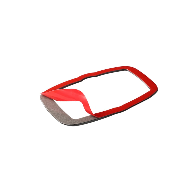 Car Carbon Fiber Tricolor Headlight Switch Frame Decorative Sticker for BMW 2008-2013 X5 E70 / X6 E71 / 5 Series E60 2008-2010, Left and Right Drive Universal, Headlight Switch Frame