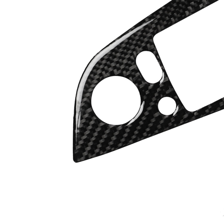 4 in 1 Car Carbon Fiber Solid Color Window Lift Switch Panel Decorative Sticker for BMW 2008-2013 X5 E70 / 2009-2014 X6 E71, High Configuration Left Drive, Window Lift Switch Panel