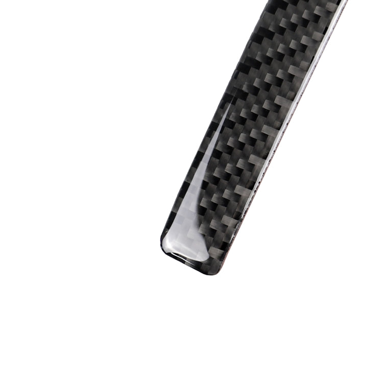Car Carbon Fiber Front Passenger Seat Central Control Decorative Stripe for BMW 3 Series F30 / F34 2013-2018, Right Drive, Front Passenger Seat Central Control
