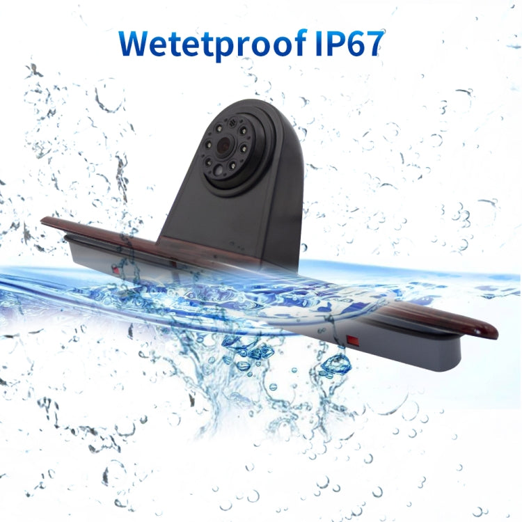 PZ461 Car Waterproof High Position Tail Light Brake Light View Camera for Mercedes Benz / Volkswagen, PZ461