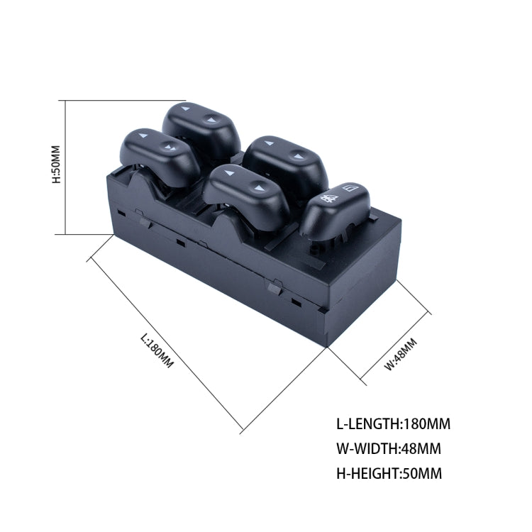 Car Electronic Window Master Control Switch Button 5L1Z14529AA for Ford / Lincoln, For Ford / Lincoln