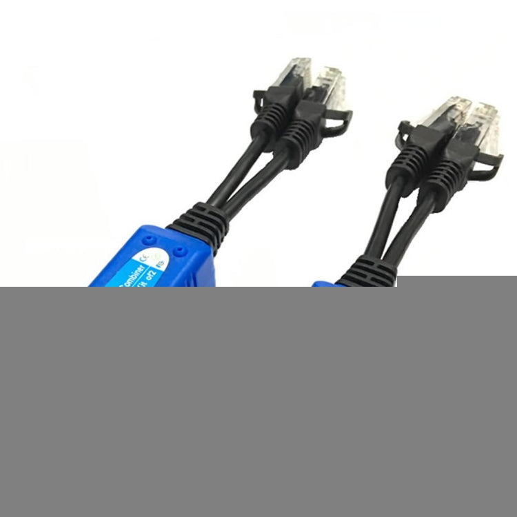 2 PCS Anpwoo UPOE01 Spliceable 2 in 1 POE (Power + Ethernet) Passive Twisted Transceiver, UPOE01