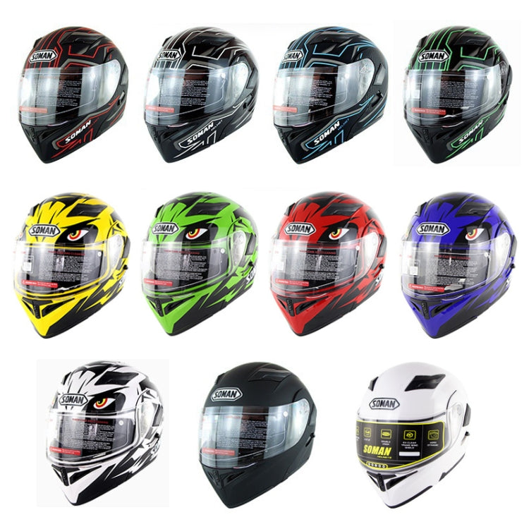 Soman 955 Skyeye Motorcycle Full / Open Face Bluetooth Helmet Headset Full Face, Supports Answer / Hang Up Calls, S, 55-56cm, L, 59-60cm, XL, 61-62cm, XXL, 63-64cm, M, 57-58cm