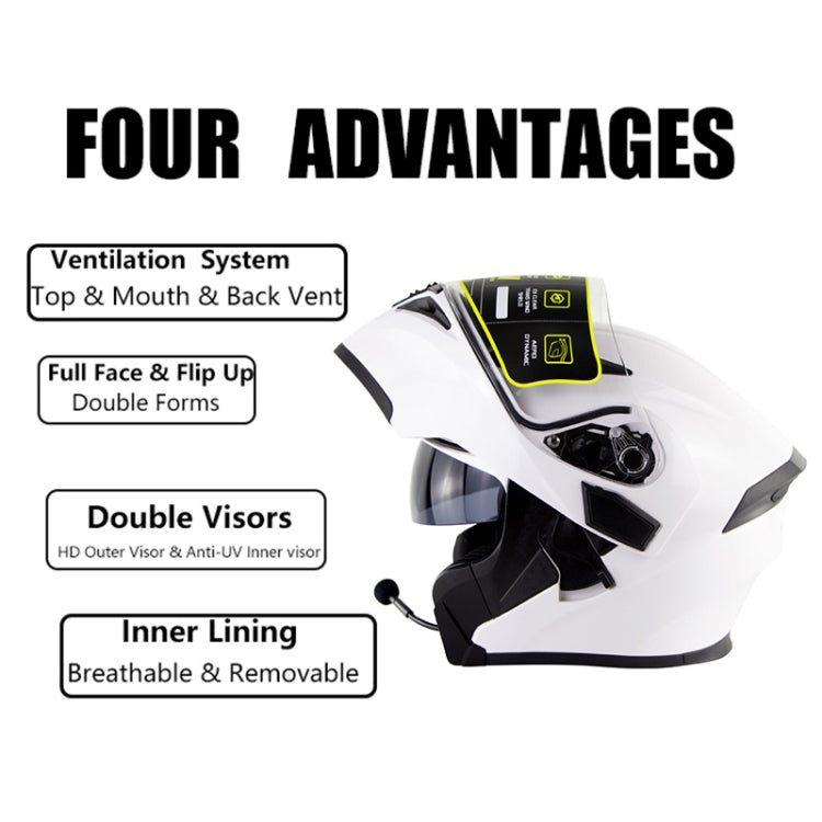 Soman 955 Skyeye Motorcycle Full / Open Face Bluetooth Helmet Headset Full Face, Supports Answer / Hang Up Calls, S, 55-56cm, L, 59-60cm, XL, 61-62cm, XXL, 63-64cm, M, 57-58cm